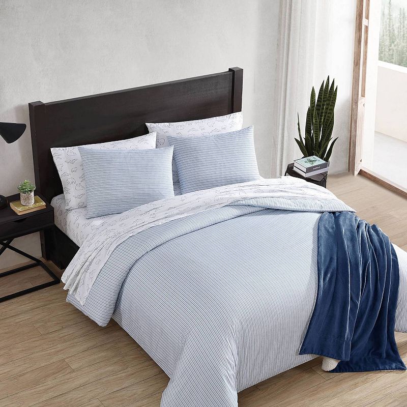 Eddie Bauer Ticking Stripe Duvet Set