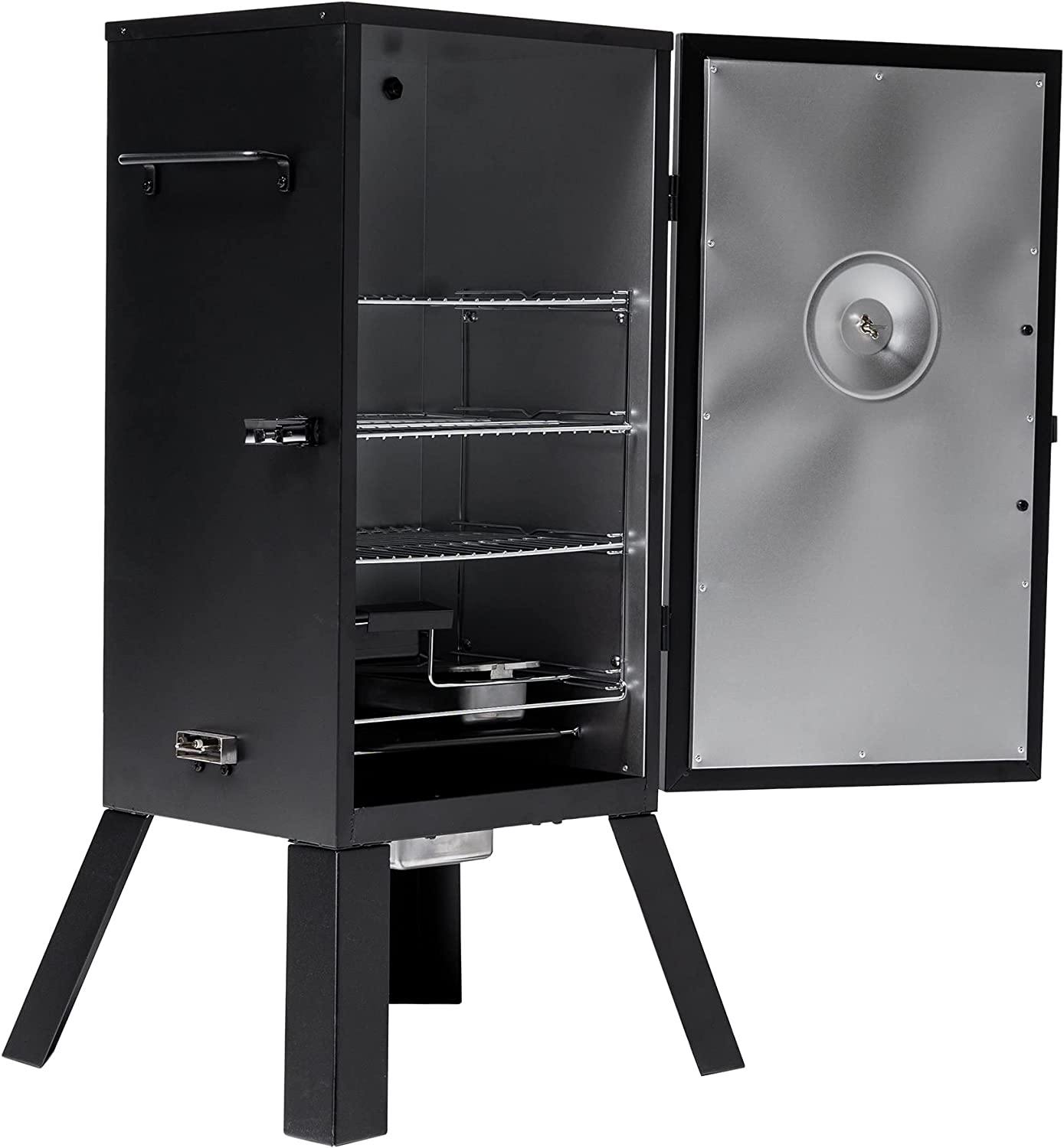 Masterbuilt MB20070210 Analog Electric Smoker with 3 Smoking Racks， 30 inch， Black