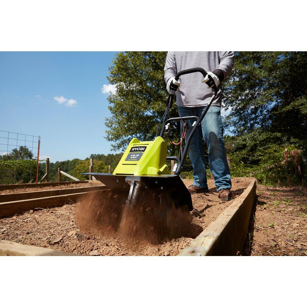 RYOBI 16 in. 13.5 Amp Corded Cultivator RYAC701