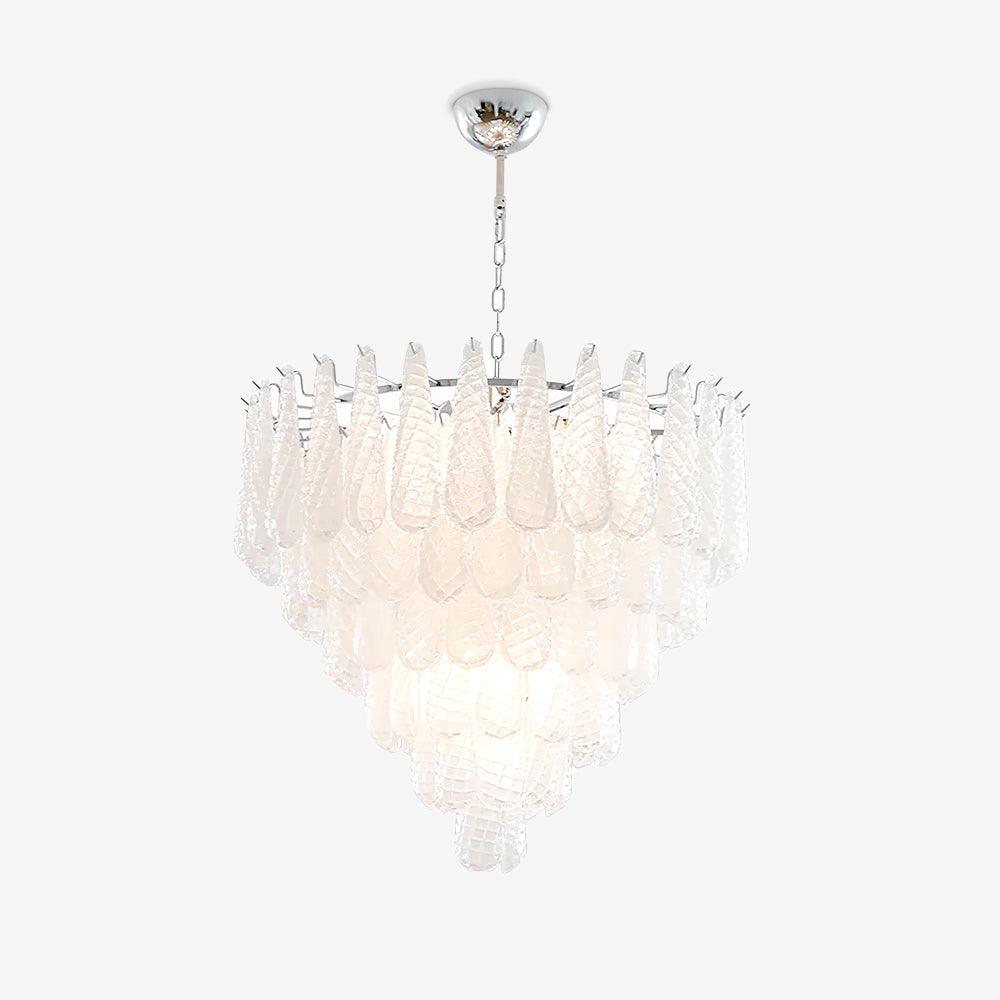 Grid Glass Waterfall Chandelier