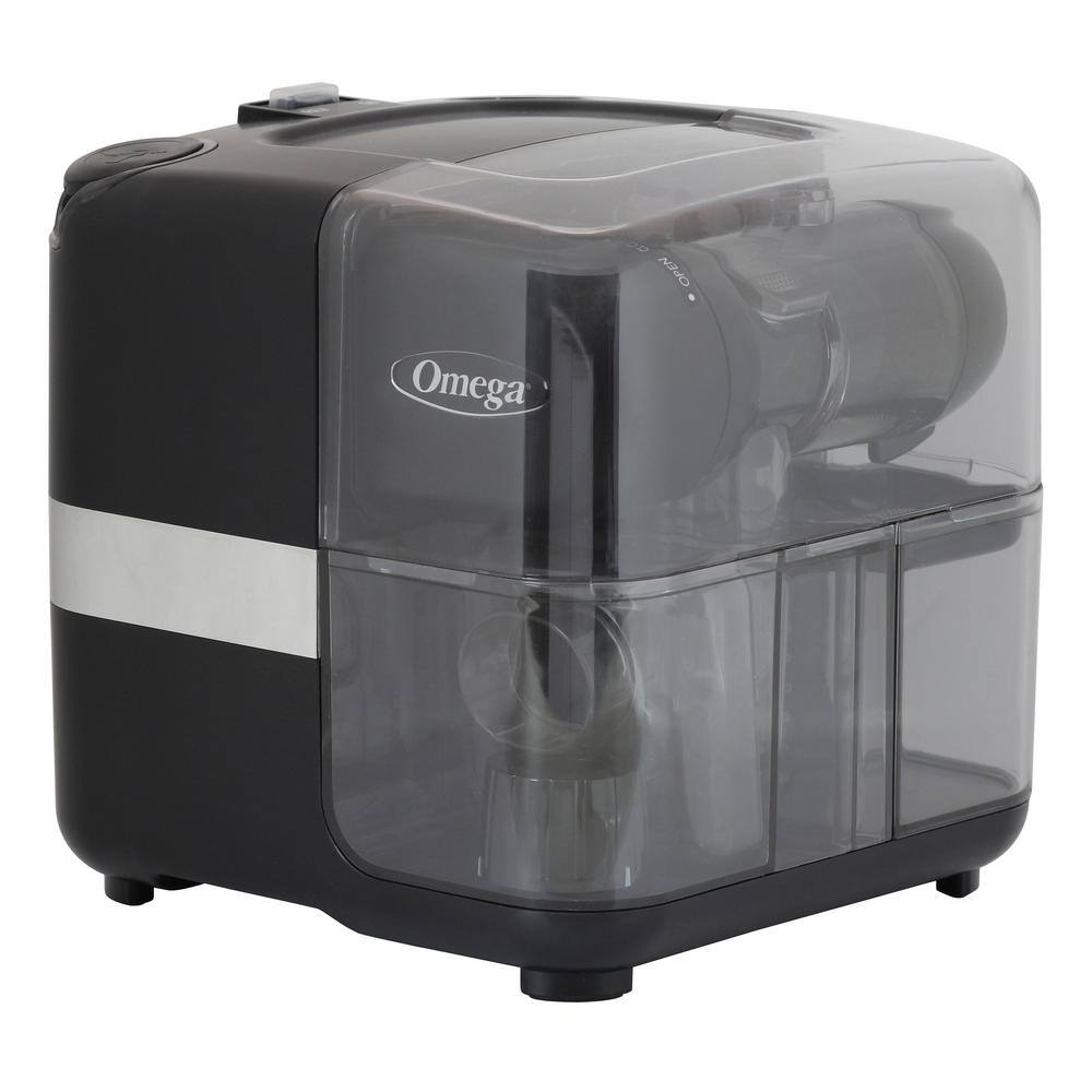 Omega Cold Press Matte Black 365 Masticating Slow Juicer with On-Board Storage JCUBE2MB13