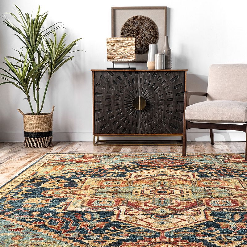 nuLoom Tabetha Tribal Medallion Area Rug