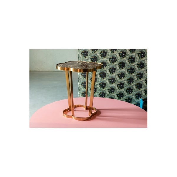 Bold Monkey It's Marbelicious Marble Side Table