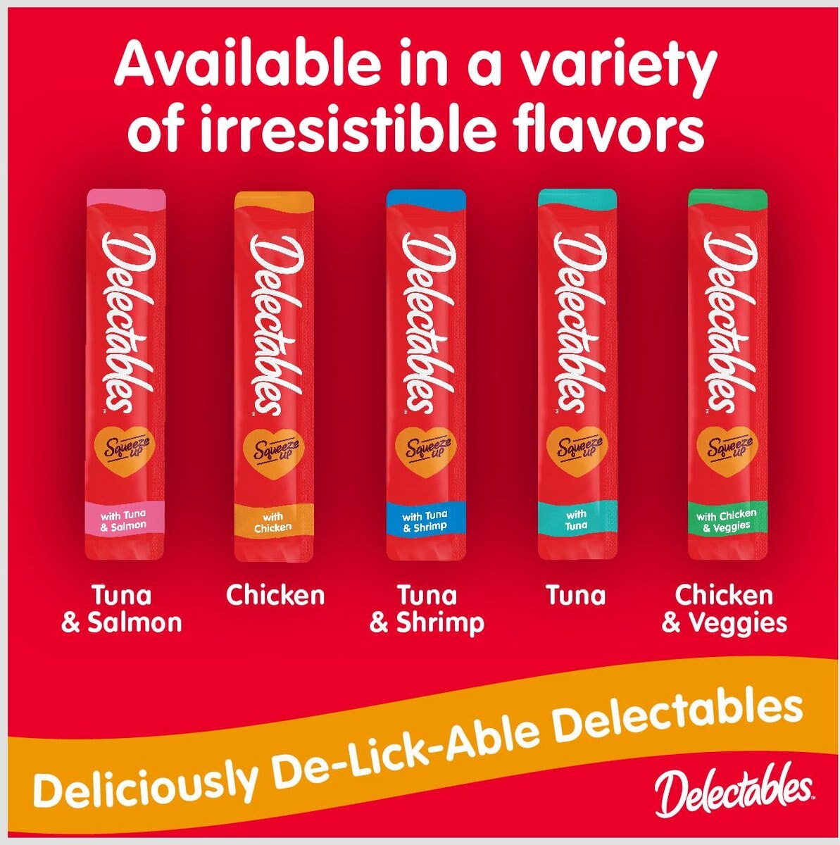 Hartz Delectables Squeeze Up Variety Pack Lickable Cat Treats