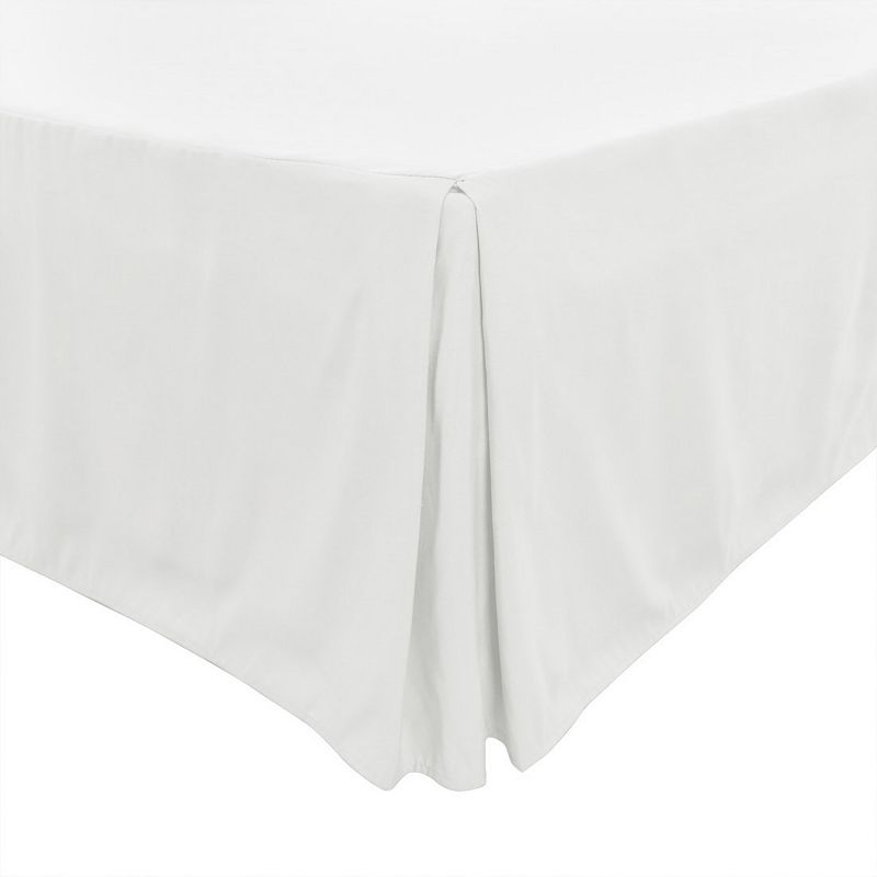 Pleated Ruffle Bed Skirts with 14 Drop， Queen 60 x 80