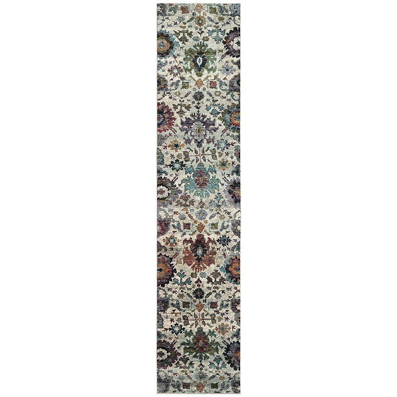 StyleHaven Alexander Updated Traditional Floral Ikat Rug