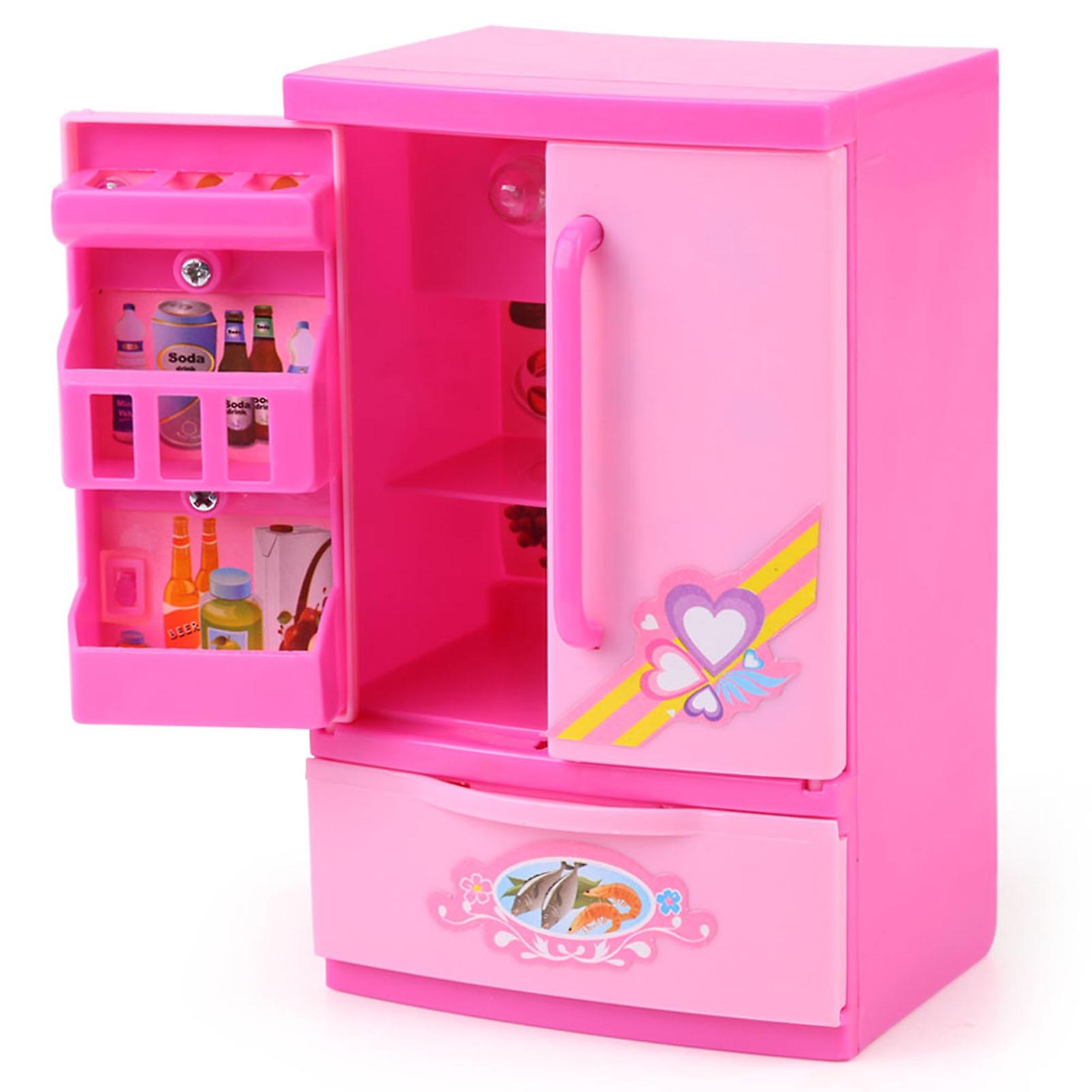 Mini Refrigerator Fridge Kids Children Role Play Educational Home Appliance Toy