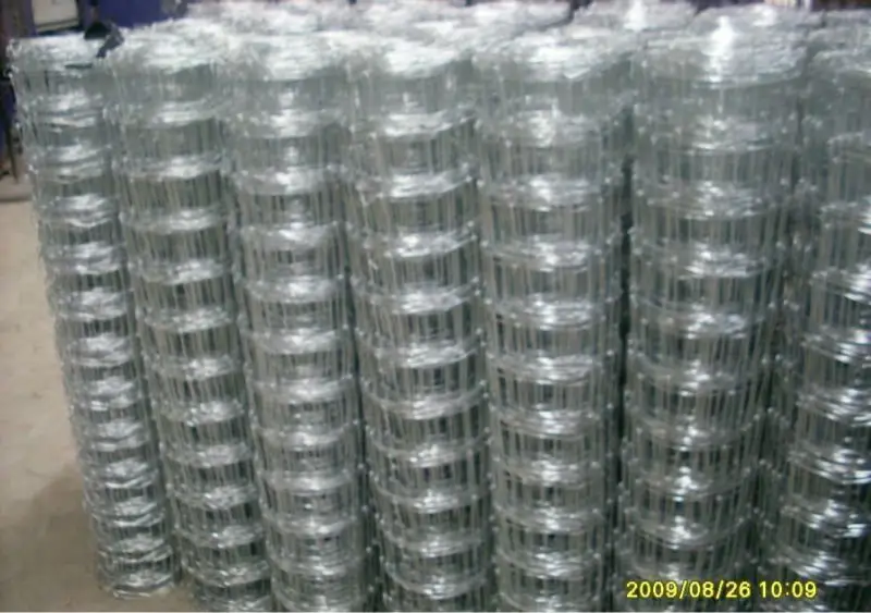 2022 hot sale knot type deer fence tight lock mesh fence galvanized grassland fence