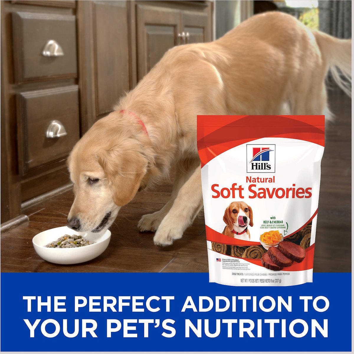 Hill's Natural Soft Savories with Beef and Cheddar Dog Treats