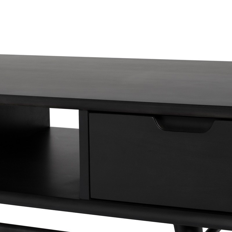 Damiano Coffee Table Black Ash   Midcentury   Coffee Tables   by V.S.D Furniture  Houzz