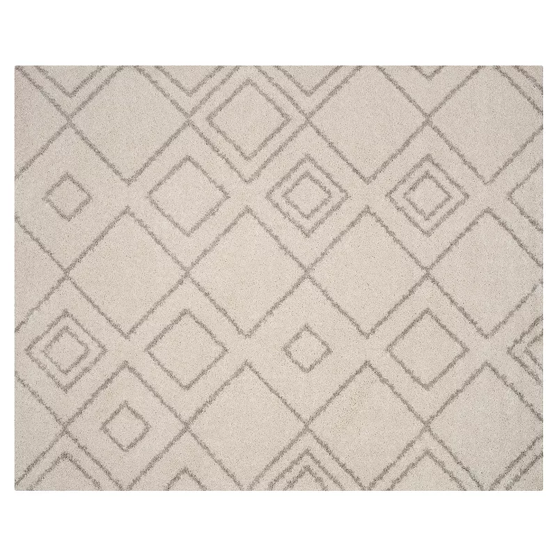 Safavieh Arizona Glendale Lattice Shag Rug