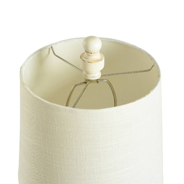 Gilda Table Lamp Distressed Cream Stylecraft