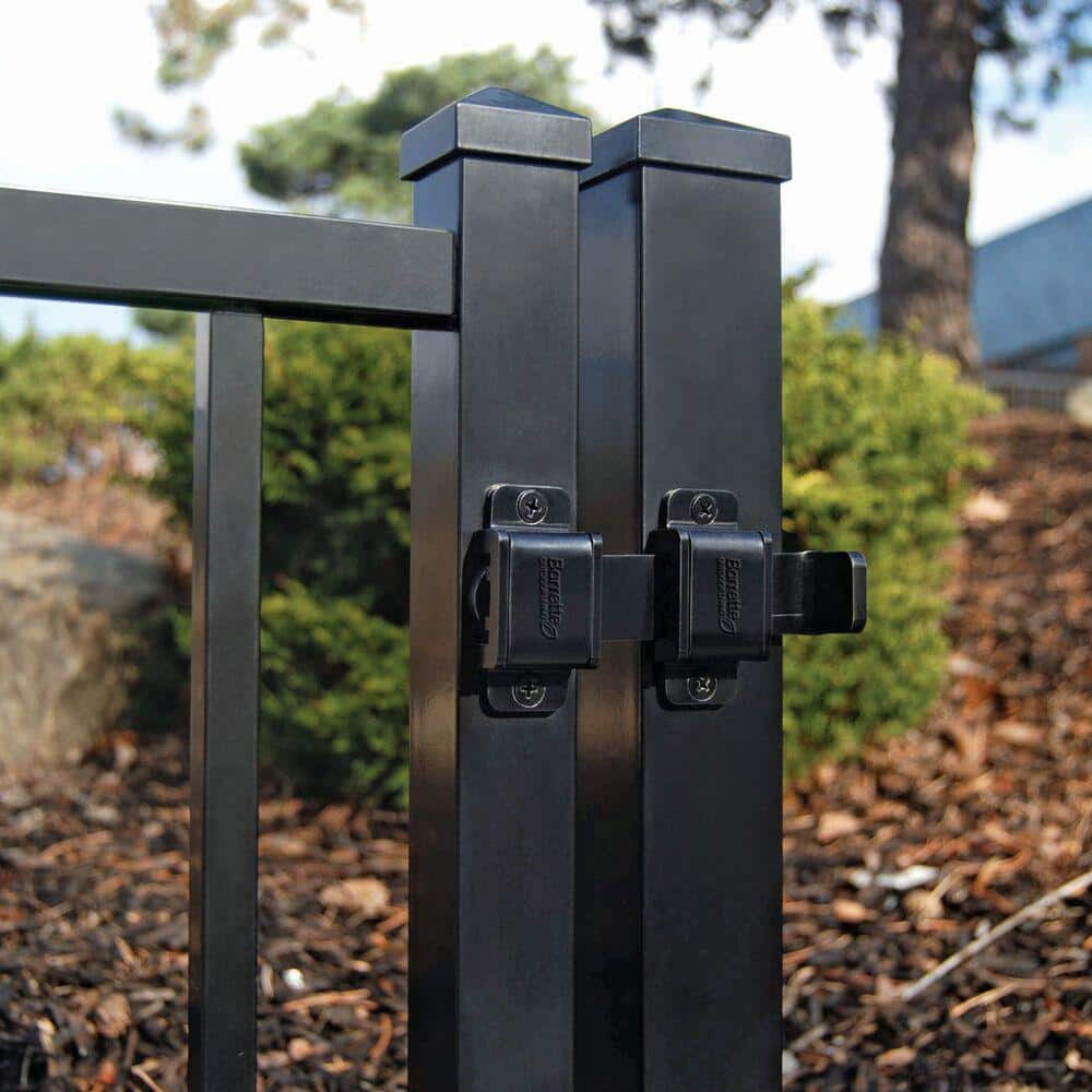 Barrette Outdoor Living 4.812 in. x 3.125 in. Stainless Steel Slide Bar Latch 73024428