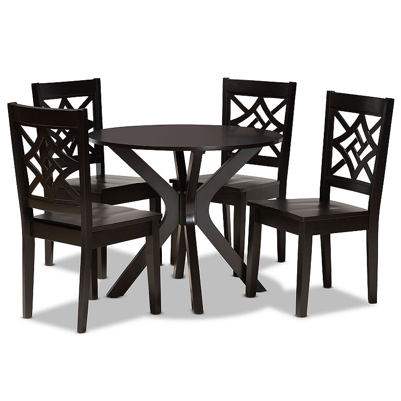 Baxton Studio Miela Dining 5-piece Set