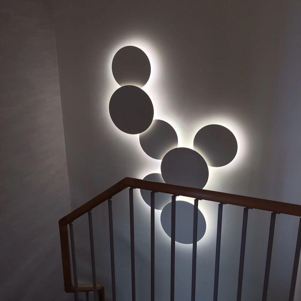 Geometric Disc Wall Lamp