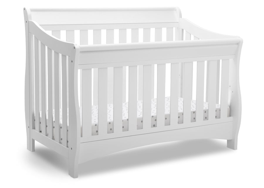 Delta Bentley S Series 4-in-1 Convertible Crib in White