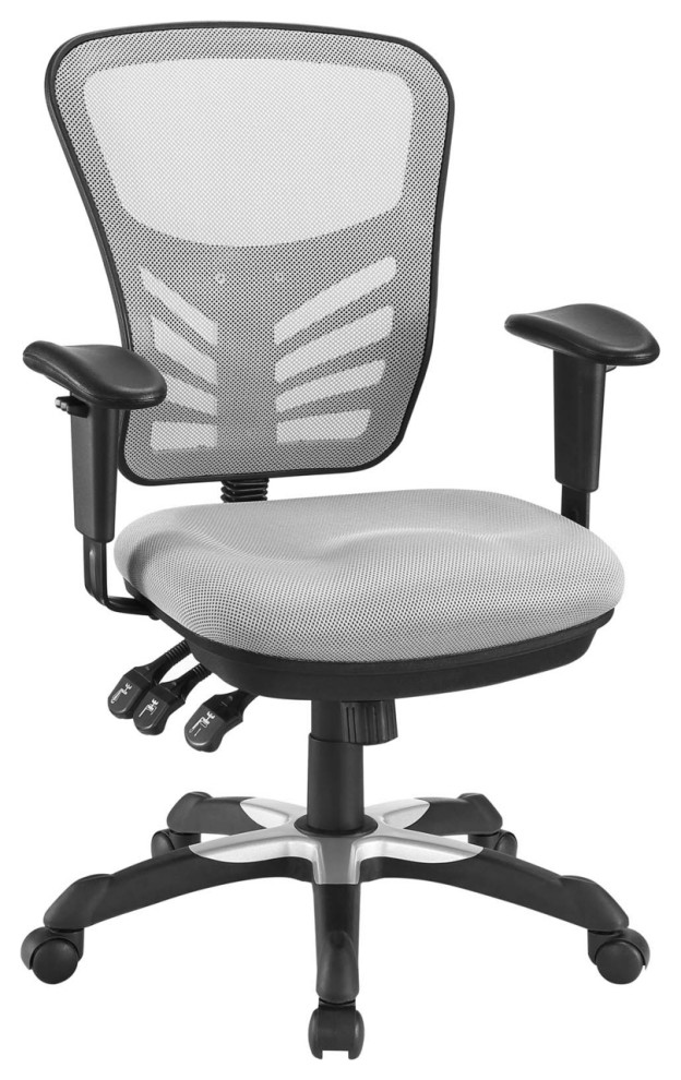 Articulate Mesh Office Chair Eei 757 Gry   Folding Chairs And Stools   by Dot  ampBo  Houzz