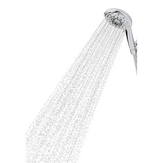 KOHLER Rally 6-Spray 5.7 in. Single Wall Mount Handheld Adjustable Shower Head in Polished Chrome K-R21498-G-CP