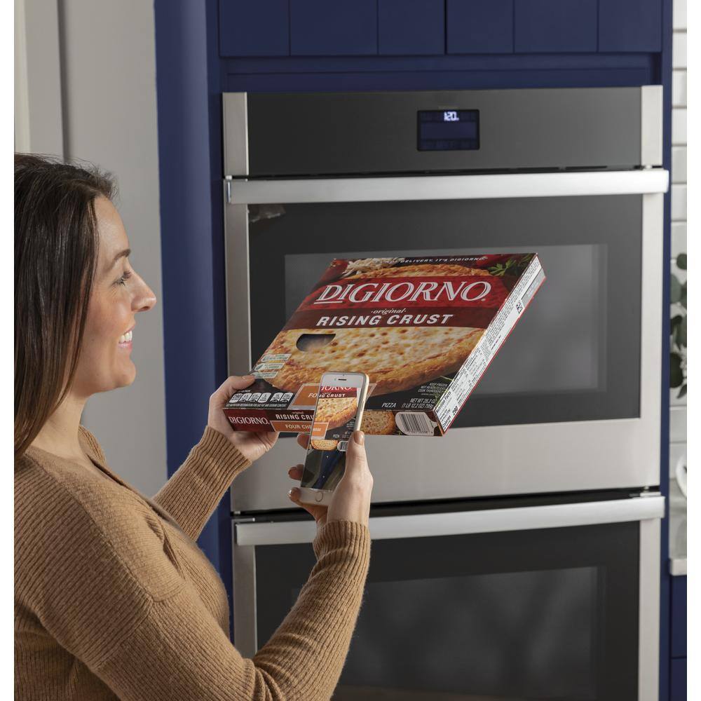 GE 30 in. Smart Single Electric Wall Oven Self-Cleaning in Stainless Steel JTS3000SNSS