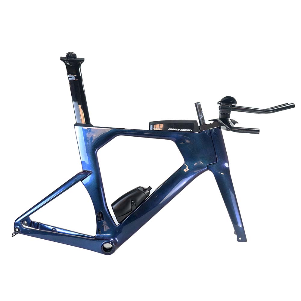 TT912 New arrival Dedicated Shape Full Hidden cable carbon cycling tt bike frame time trial tt bike aero disc brake