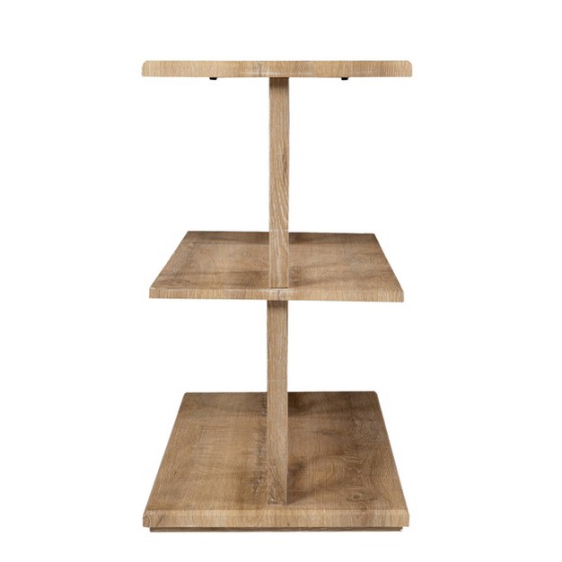 Aylbath Geometric Console Table Natural Aiden Lane