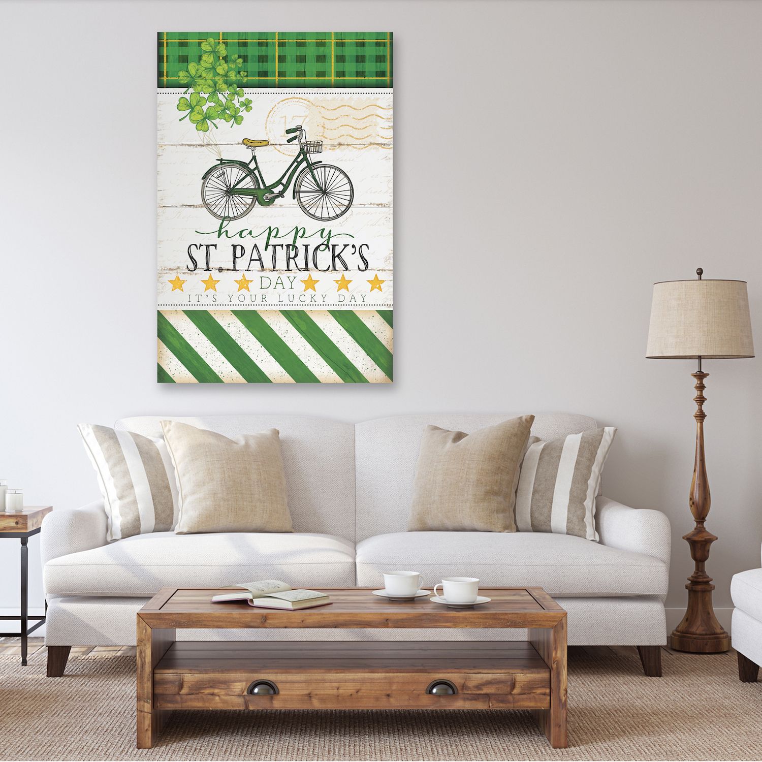 COURTSIDE MARKET St. Patrick's Day Canvas Wall Art