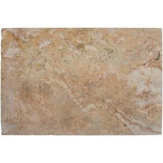 MSI Porcini 2 in. x 16 in. x 24 in. Brushed Travertine Pool Coping (40 Pieces106.8 sq. ft.Pallet) TPOR1624HUF