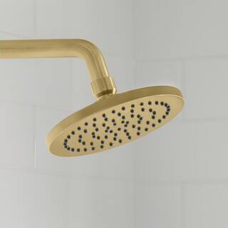 Glacier Bay Dorind Single-Handle 1-Spray Tub and Shower Faucet in Matte Gold (Valve Included) HD873X-5D4405