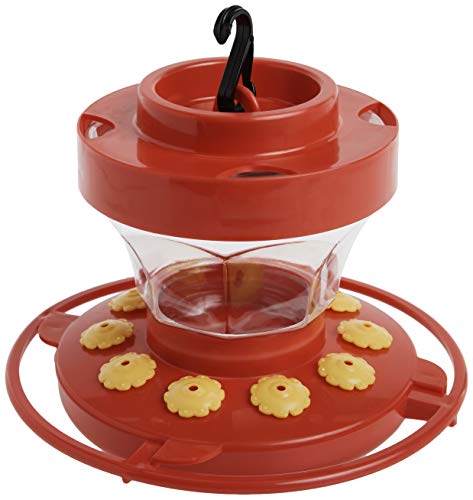 first nature 993091-546 16 oz. hummingbird flower feeder