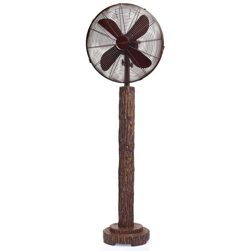 Deco Breeze 16 in. Fir Bark Floor Fan DBF0609