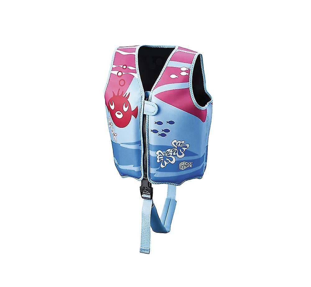 BECO Sealife Swimming Vest - Blue/Pink