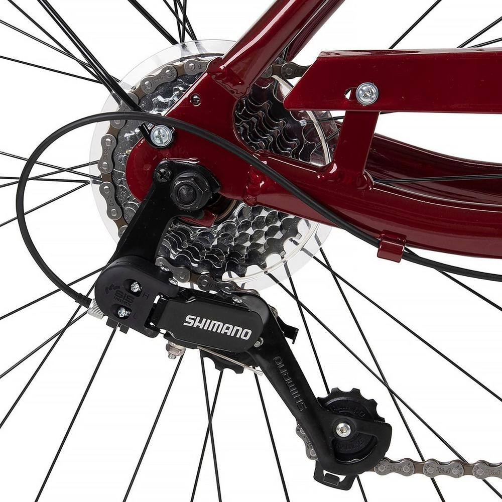 Huffy Casoria 27.5 in. Gloss Merlot Lightweight Aluminum Men's Bike 26740