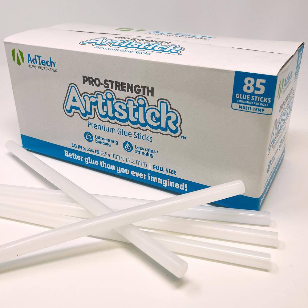 AdTech Premiere Hot Glue Sticks 10 in. Full Size 5 lbs. Box 252-115-5