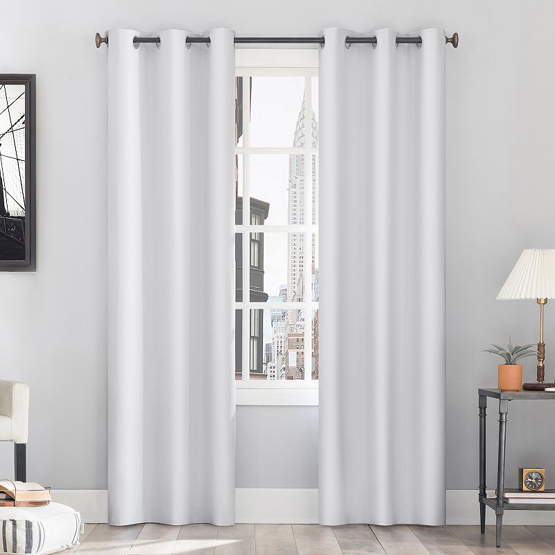 Sun Zero Cyrus Thermal 100% Blackout Grommet Window Curtain