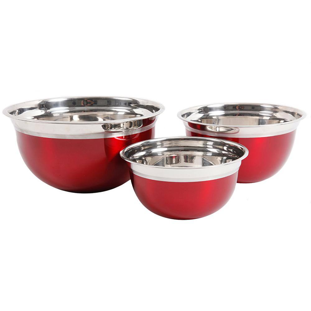 Oster Rosamond 3-Piece Stainless Steel Mixing Bowl Set 985101185M