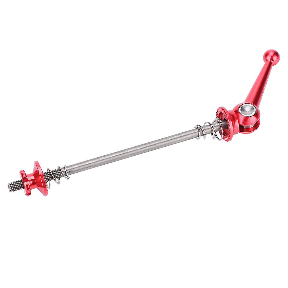 Titanium Alloy Bike Quick Release For Mountain Road Bicycle Skewers Red 100mm