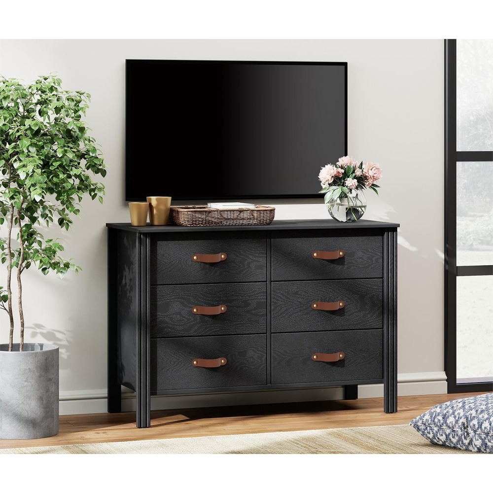 Dresser TV Stand with Drawer  Classic TV Console Table for Living Room