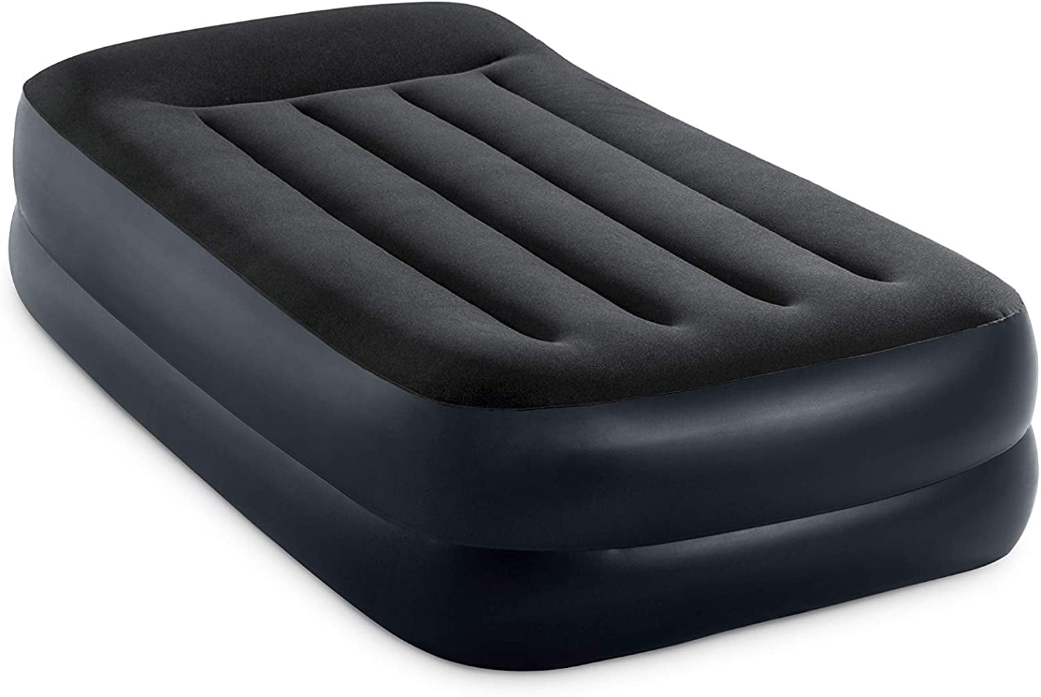 Dura-Beam Standard Series Pillow Rest Raised Airbed w/Built-in Pillow and Internal Electric Pump， Twin