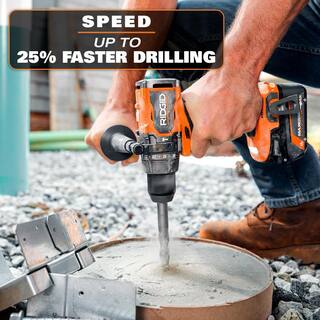 RIDGID 18V Brushless Cordless 12 in. High Torque Hammer DrillDriver (Tool Only) R861152B