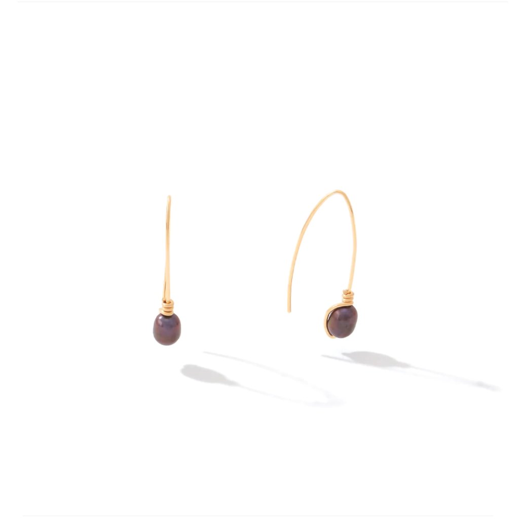 Ronaldo Jewelry  Simplicity Earrings in Gold -Peacock