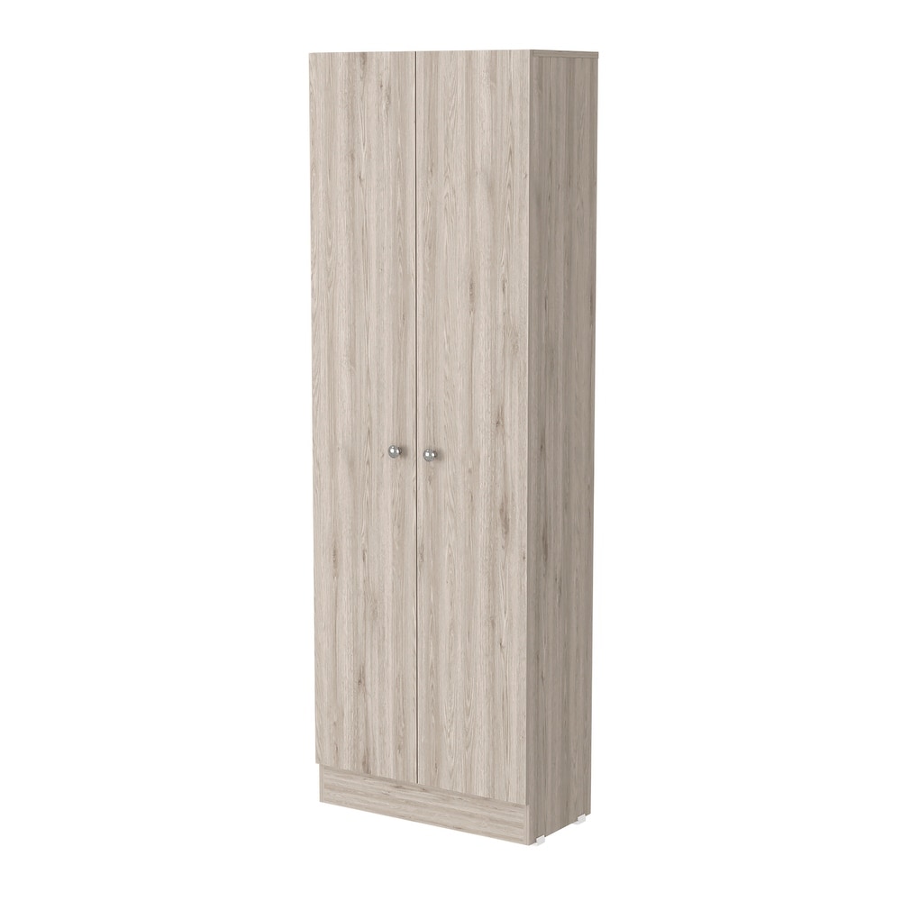 Simple Rectangle 2 Door Storage Tall Cabinet