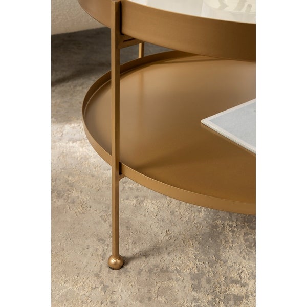 Kate and Laurel Nira Metal Coffee Table