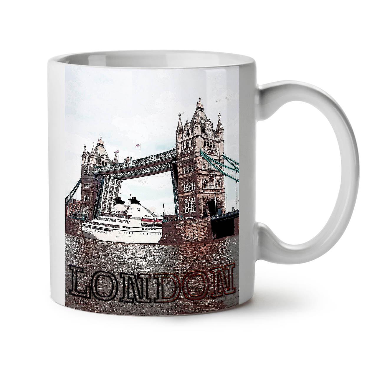 Tower Bridge Urban NEW White Tea Coffee Ceramic Mug 11 oz | Wellcoda