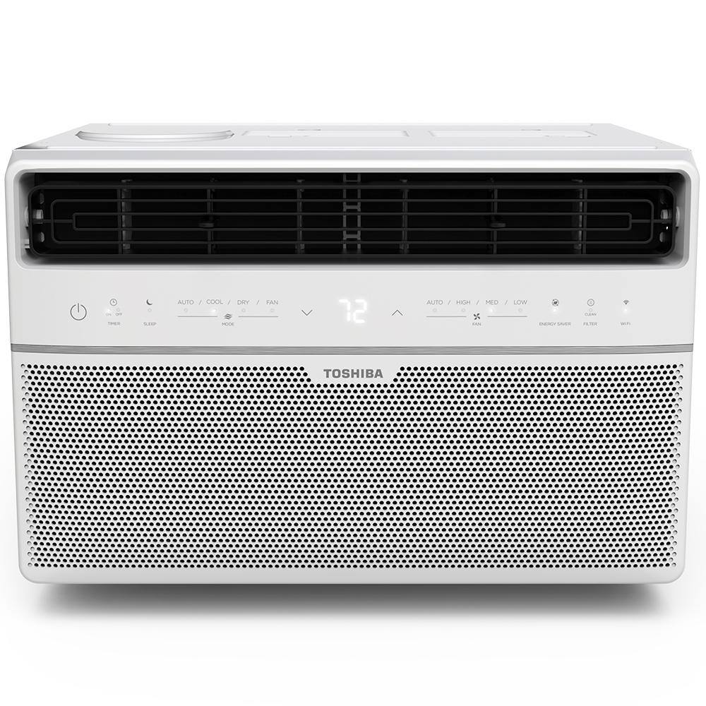 Toshiba 8000 BTU 115-Volt Smart Wi-Fi Touch Control Window Air Conditioner with Remote and ENERGY STAR in White RAC-WK0812ESCWR