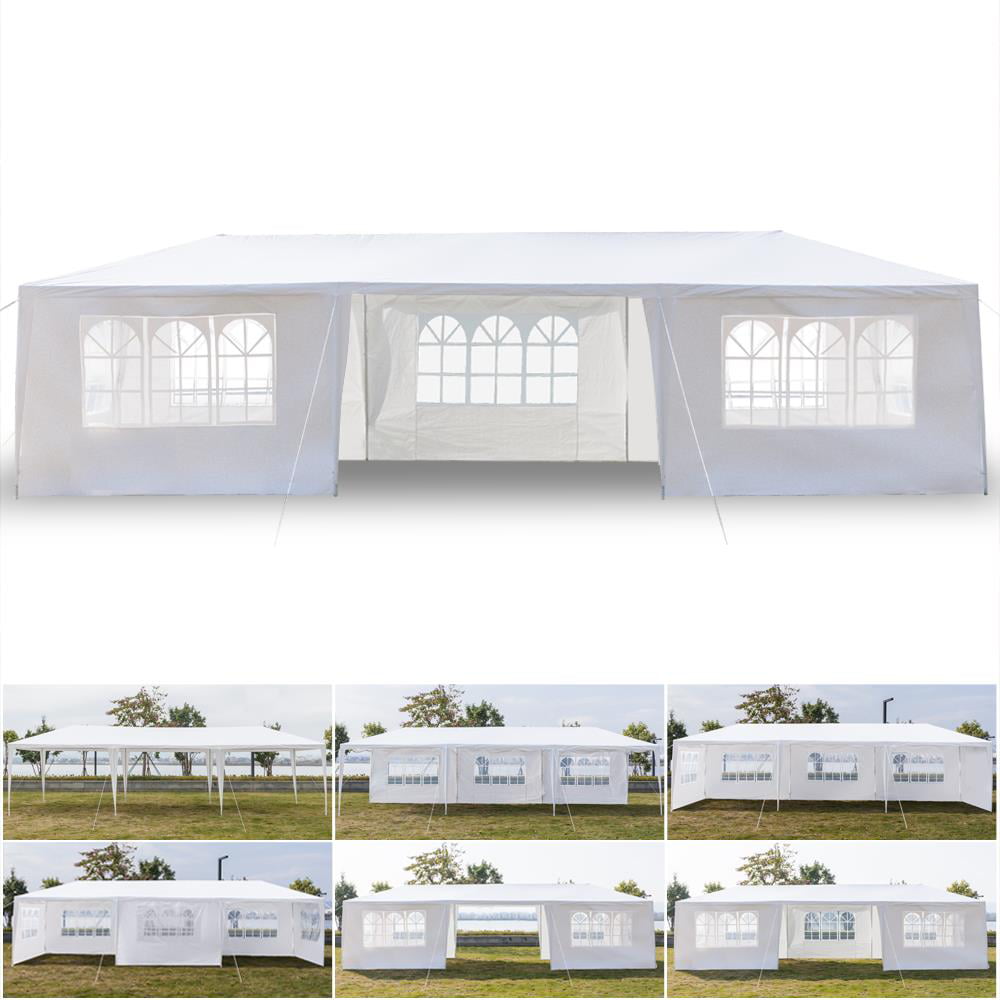 Ktaxon 10'x30' Outdoor Gazebo Canopy Wedding Party Tent, Sun Shelter with 7 Removable Sidewalls