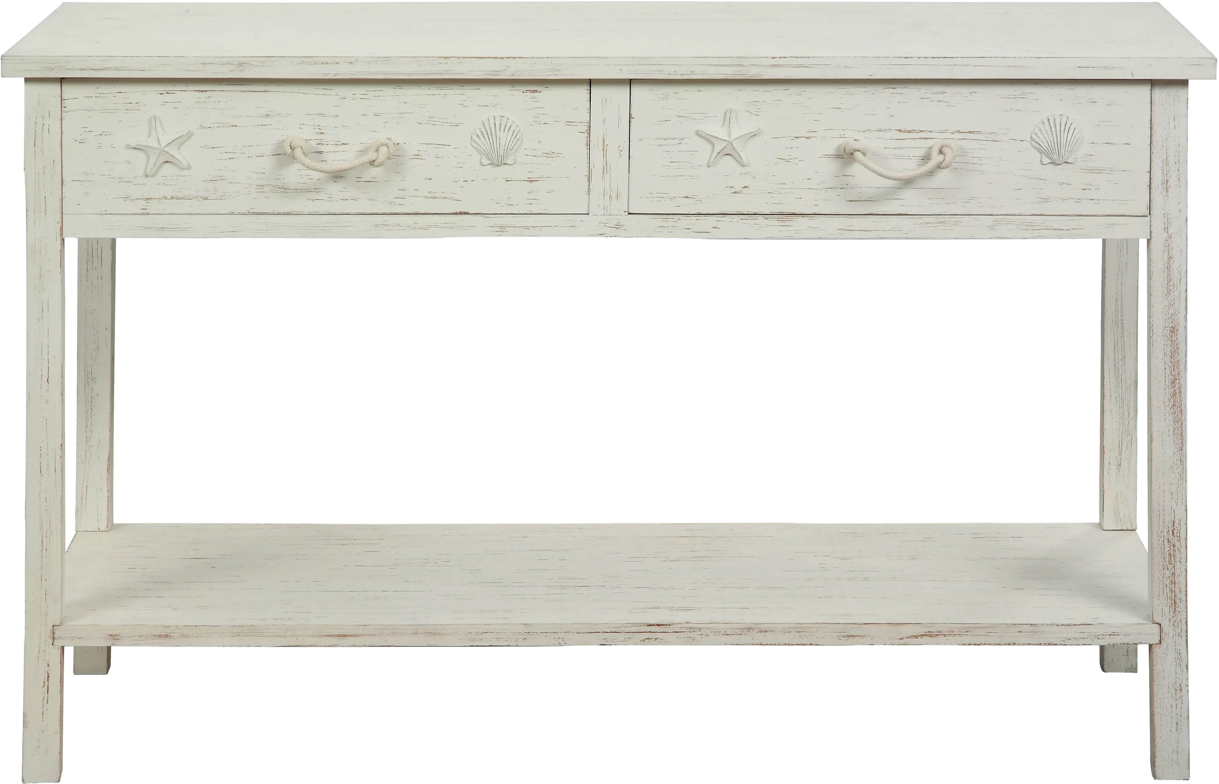 Sanibel White Console Table