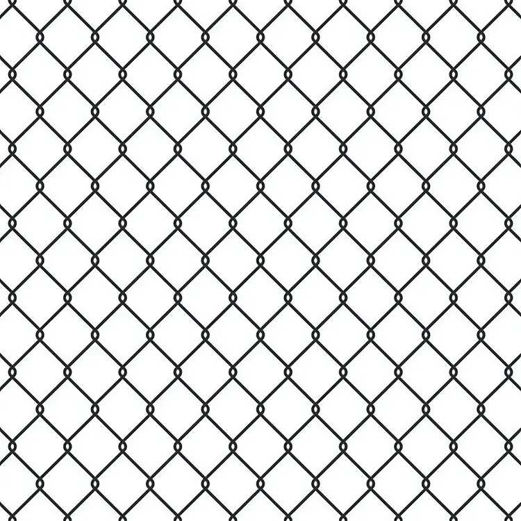 Factory Supply Anti rust 4 Foot Chain Link Fence Cyclone Fence Black Chain Link Fence Gate For Garden