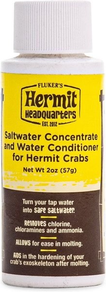 Fluker's Saltwater Concentrate/Water Hermit Crab Conditioner， 2-oz bottle