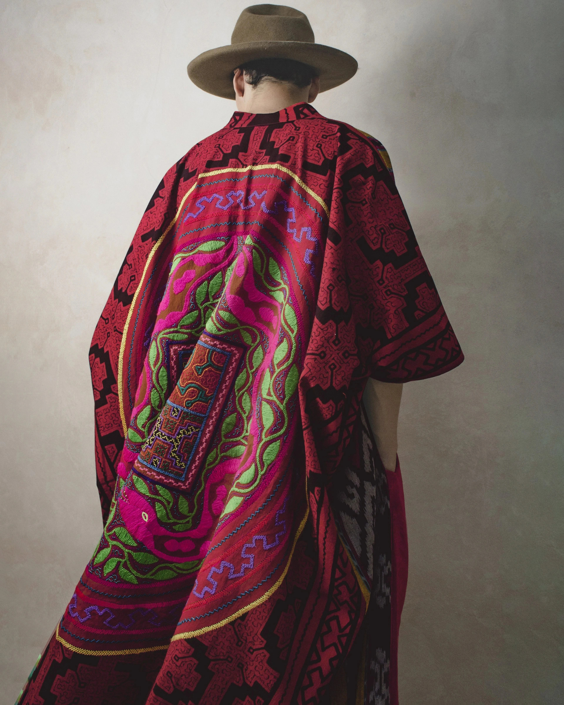 Loose and super long Shipibo Kimono