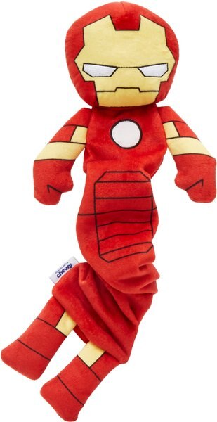 Marvel 's Ironman Bungee Plush Squeaky Dog Toy